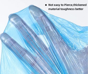 Mangas desechables de plástico para brazos, cubiertas impermeables para brazos, <span class=keywords><strong>puños</strong></span> elásticos de PE, directo de fábrica - Product Image 2