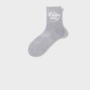 Chaussettes de basketball respirantes personnalisées pour hommes avec semelle antidérapante en tissu éponge – Collection Printemps/Automne pour jeunes - Product Image 1