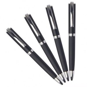 Black Business Premium Metal Ballpoint <b>Pen</b> with logo Luxury Rollerball <b>Pen</b> Customizable Slim Signature <b>Pen</b> for Promotion - Product Image 1