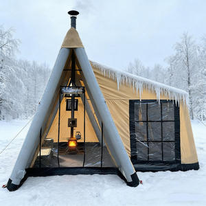 Tente <span class=keywords><strong>de</strong></span> camping gonflable Oxford pour la <span class=keywords><strong>pêche</strong></span> à la <span class=keywords><strong>carpe</strong></span>, 3,7x4m, grand espace, imperméable, coupe-vent, portable, tente familiale 4 saisons, montage rapide - Product Image 5
