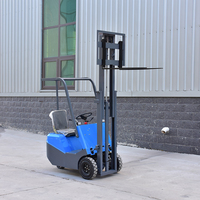 Chariot élévateur électrique compact de haute performance, hauteur de levage 3m-8m, batterie lithium, moteur AC, transpalette, gerbeur, robuste