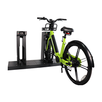 Punto de carga modular para alquiler de bicicletas eléctricas públicas y sistemas de patinete compartido