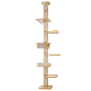 <span class=keywords><strong>Arbre</strong></span> <span class=keywords><strong>à</strong></span> <span class=keywords><strong>chat</strong></span> en bois massif axé sur le confort |   Vente en gros directe d'usine |   Perchoirs pour chats <span class=keywords><strong>à</strong></span> plusieurs niveaux avec rembourrage doux et poteaux <span class=keywords><strong>à</strong></span> gratter - Product Image 2