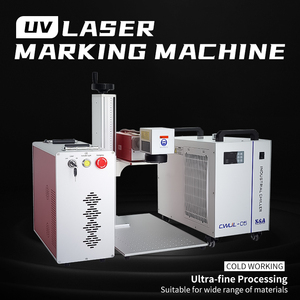 Machine de marquage laser UV avec système rotatif 3V/5V/10V pour marquage de verre et de cristal, refroidisseur d'eau, laser UV pour marquage de verre - Product Image 2