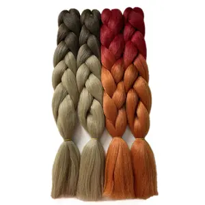 Уникальное Омбре Джамбо плетение волос Удлинение синтетические волосы приспособление для кукурузного плетения парик дреды твист коробка стиль