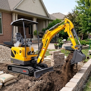 Mini Excavadora de 1.8 Toneladas con Motor Certificado por la EPA, Excavadora de Orugas con Pulgar Hidráulico, Envío Gratuito, Uso Agrícola - Product Image 5