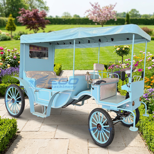 Calèche électrique de balade Cendrillon à double rangée, calèche personnalisée pour mariage, calèche sans chevaux, vente chaude. - Product Image 2