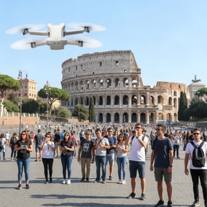 <span class=keywords><strong>Mini</strong></span> drone RC en plastique, idéal pour les débutants, vidéo 4K HDR, pliable, contrôle par application, prise de vue verticale réelle, autonomie de la batterie prolongée - Product Image 1