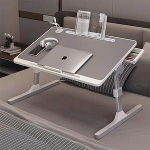 Folding Bed <strong>Table</strong> Portable <strong>Notebook</strong> Stand <strong>Table</strong> For Bed And Couch Breakfast <strong>Computer</strong> Desk T Legs Laptop Desk - Product Image 2