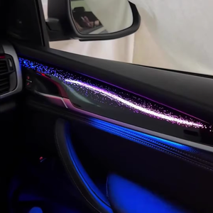 Éclairage d'ambiance LED pour voiture <span class=keywords><strong>BMW</strong></span> X5/X60 2014-2019 F15/F16 Symphony, 64 couleurs, couvercle de haut-parleur décoratif, accessoires - Product Image 4