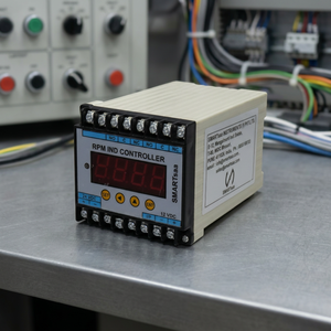 Controlador de Velocidad Electrónico Industrial SMARTsaa ESM 1 W, Controlador Digital de RPM para Automatización de Transportadores, Aluminio Fundido, 0-75C - Product Image 4