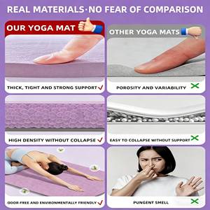 Kit de Fitness para Gimnasio en Casa, 6 Piezas, Set de Yoga de Silicona Suave PU, Equipo de Entrenamiento de Pilates para Todo el Cuerpo, para Ejercicios Diarios de Adelgazamiento para Mujeres - Product Image 3