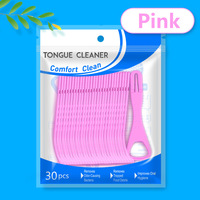 Vente en gros de gratte-langues et nettoyeurs buccaux jetables en plastique portables pour l'hygiène bucco-dentaire