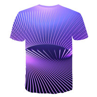 2021 nouvelle mode hommes été 3D boussole T-shirt à manches courtes avec motif d'impression 3D Polyester/coton tricoté tissu