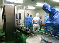 Machine industrielle de remplissage de savon liquide, shampoing, désinfectant pour les mains, fabrication de détergent à vaisselle, ligne de remplissage de l'après-shampoing