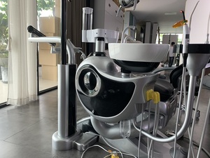 Silla dental de moda china, asiento para unidad dental integral de anthos <span class=keywords><strong>megagen</strong></span>, color negro con el mejor precio, ODM, zurdo - Product Image 3
