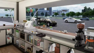 Maison préfabriquée <span class=keywords><strong>de</strong></span> luxe au design moderne pour <span class=keywords><strong>kiosque</strong></span> <span class=keywords><strong>de</strong></span> café moderne – Vente <span class=keywords><strong>en</strong></span> gros - Product Image 5