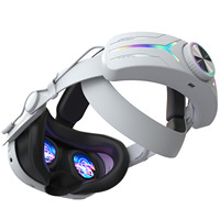 Sangle Elite VR réglable avec batterie 8000 MAh RGB Light Accessoire à bon prix pour Meta pour 3 jeux VR