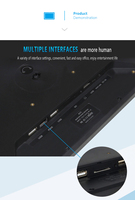 Tablet PC Android 11 RK3566 de 10 pulgadas con panel táctil PoE RFID y NFC para reserva de sala de reuniones memoria de 4GB usada