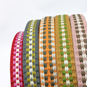 Nastro in Tessuto Jacquard Colorato per Cinghie di Borse e Valigie, in Rotoli per Fai-da-Te - Product Image 1
