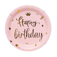 Ensemble de vaisselle jetable personnalisé pour événements d'anniversaire d'enfants, vente en gros, pas cher, à thème, gobelets, assiettes, serviettes, fournitures de fête