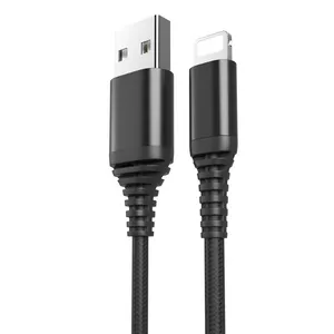 Cabo de carregamento rápido alto original OEM cabo de nylon trançado USB A para micro Tipo tipo c para carregador de iphone cabo de data