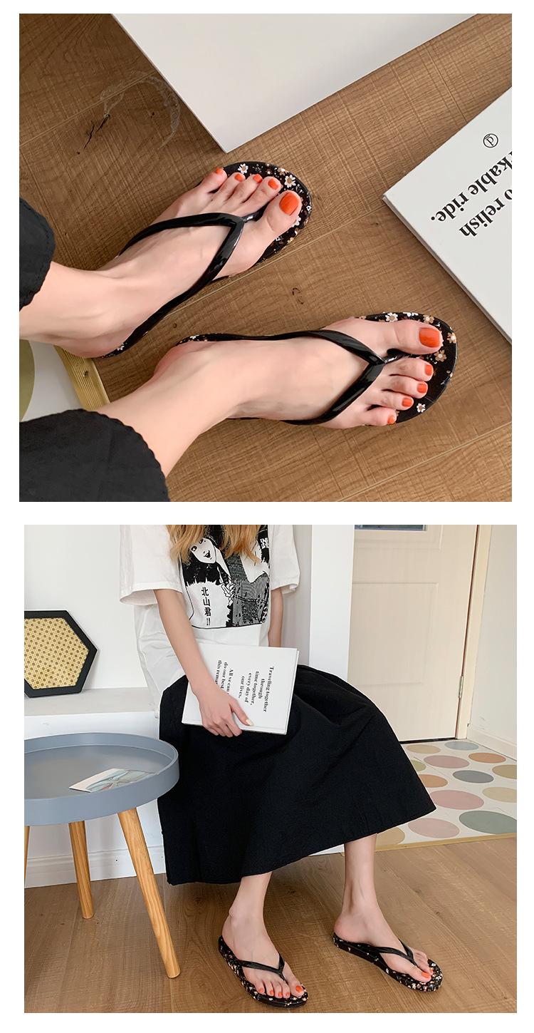 Custom Logo Girls Beach Flip Flop Non-slip Women Slippers Summer Flip Flops