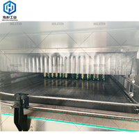 Machine de pasteurisation tunnel industrielle entièrement automatique en acier inoxydable 304 pour la pasteurisation des jus, des aliments en conserve/en bouteille/en sachet