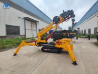 Mini-grue araignée compacte sur chenilles de 1,5, 2, 3, 4, 5, 8, 10, 12, 18 tonnes, télescopique, mobile, pour la location, fabricant