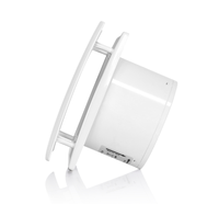 Chambre simple minimaliste innovante ERV MVHR Ventilation murale Échangeur d'air efficace pour le sous-sol CVC centralisé Carré Plastique