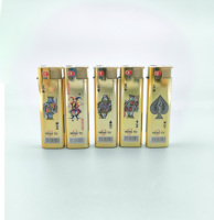 Briquet à gaz électrique rechargeable en métal Dongyi 2025 OEM, vente en gros, pour cigares, avec logo personnalisé
