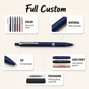 Stylo Gel Rétractable Personnalisé avec Logo <span class=keywords><strong>Métallique</strong></span>, Corps Mat, Cadeau Promotionnel pour Entreprise, Idéal pour le Bureau et l'École - Product Image 4