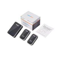 Kinetic Series 2T295-BS Smart Doorbell Conception de surface en verre haute lumière avec horloge et affichage de la température et de l'humidité
