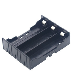 Boîtier de batterie 18650 à 3 cellules avec contacts pour utilisation portable DIY - Product Image 1
