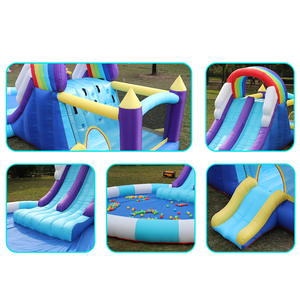 <span class=keywords><strong>Piscina</strong></span> de Bolas Gigante con Toboganes Dobles, <span class=keywords><strong>Tobogán</strong></span> Inflable Gigante Independiente <span class=keywords><strong>para</strong></span> Niños - Product Image 5