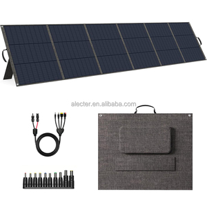 แผงโซลาร์เซลล์แบบพับได้ ALECTER 400W โมโนคริสตัลไลน์ ประสิทธิภาพการแปลงพลังงานสูง 23% มาตรฐานกันน้ำ IP65 สีดำ สำหรับตั้งแคมป์ ใช้พลังงานนอกกริด รุ่นที่ 1 - Product Image 1
