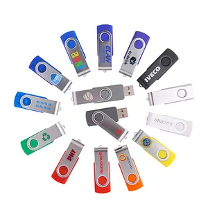 Best Selling Bulk Cheap USB Flash Disk High Speed USB 3.0 Memory Stick Swivel USB Flash Drives 8G 32GB 64GB