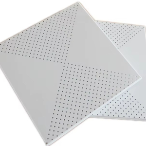 Tùy chỉnh độ dày 0.6mm 600*600mm hiện đại chống ăn mòn nhôm bảng điều khiển chống cháy cho văn phòng khách sạn bệnh viện - Product Image 1