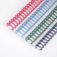 Reliure spiralée à double boucle métallique O Anneau de fil spiralé à double boucle pour ordinateur portable ou calendrier