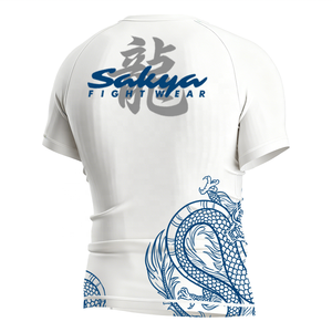 Camiseta de Compresión para Jiu-Jitsu Brasileño (<span class=keywords><strong>BJJ</strong></span>) sin <span class=keywords><strong>Gi</strong></span>, con Banda de Silicona Antideslizante y Protección Solar UPF50+ para Deportes Acuáticos - Product Image 3