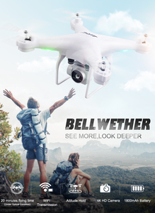 Rc Drone 1080P Hd Cámara Wifi Video <span class=keywords><strong>en</strong></span> <span class=keywords><strong>vivo</strong></span> Modo sin cabeza Altitude Hold Quadcopter Dron Cámara Control de mano Drone - Product Image 5