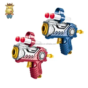 High Quality Kids Soft Foam Bullet Gun Toy Shooting Battle Game mini Soft Ball Gun Interactive Competition