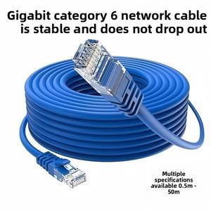 Câble réseau fini Gigabit Cat6 non blindé, cavalier réseau torsadé pour ordinateur, routeur, câble haut débit, 0.5-50 mètres - Product Image 3