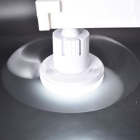 Ventilateur de plafond LED invisible E27 personnalisé pour l'export, avec moteur DC à 3 pales, double température de couleur, gradation tricolore et télécommande