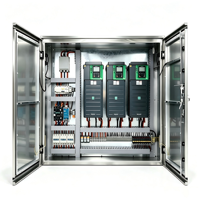 Boîtier de contrôle d'automatisation PLC personnalisé, alimentation en eau à pression constante, adapté aux stations d'eau et aux centrales électriques