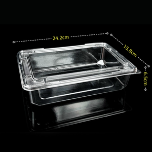 Clear Takeaway Fast Food Clam shell Behälter Lebensmittel verpackung Großhandel Kunststoff Haustier Transparent Kolophonium Hamburger Verpackungs <span class=keywords><strong>box</strong></span>