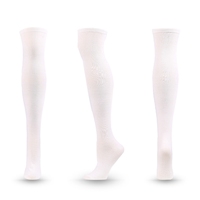 Vente en gros de chaussettes hautes pour femmes collants au-dessus du genou chaussettes de compression montantes longues pour les jambes