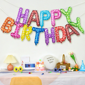Globo <span class=keywords><strong>de</strong></span> Aluminio <span class=keywords><strong>de</strong></span> 16 Pulgadas '<span class=keywords><strong>Feliz</strong></span> Cumpleaños' HBD, Juego <span class=keywords><strong>de</strong></span> Globos <span class=keywords><strong>de</strong></span> Letras para Fiestas y Baby Shower - Product Image 3