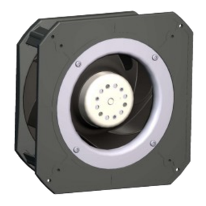 Ventilateur centrifuge de refroidissement en plastique OEM Delta GTM023EUG10R-V 230V 50/60Hz 180W 1.0A 3000RPM 1259CMH IP54 AHU EC Plug - Product Image 1