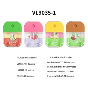 Kaart Parfum 35Ml Draagbare Zak Parfum Bloemenfrisse Geur Bodyspray Dames Eau De Cologne Groothandel Hot Sale - Product Image 5